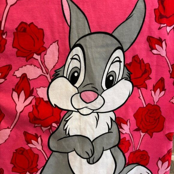 Disney The Wonderful World Of Racerback Womens Tank Top Featuring Thumper & Rose - Picture 2 of 7